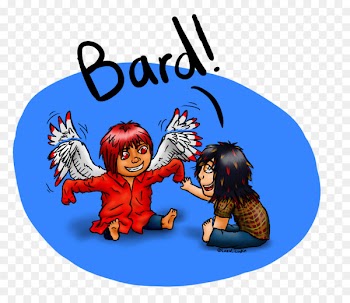 Character Cartoon Fred Flintstone Barney Rubble Illustration - bards ecommerce 