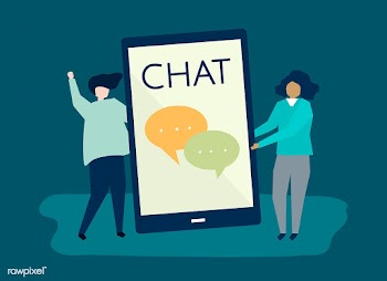 Character illustration of a couple and a text.. | Free stock vector - 479152