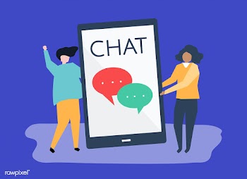 Character illustration of a couple and a text.. | Free stock vector - 480984