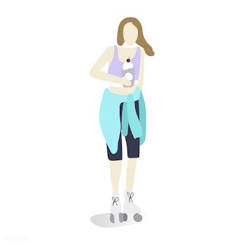 Character illustration of a rollerskating gir.. | Free stock vector - 384855