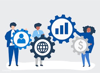 Character illustration of business people hol.. | Free stock vector - 478319