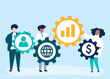 Character illustration of business people hol.. | Free stock vector - 478683