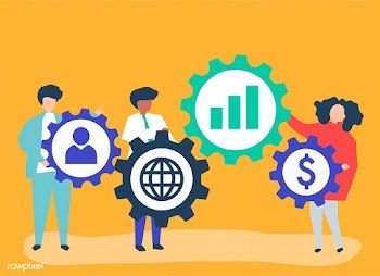 Character illustration of business people hol.. | Free stock vector - 478845