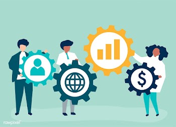 Character illustration of business people hol.. | Free stock vector - 478868