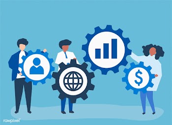 Character illustration of business people hol.. | Free stock vector - 479200