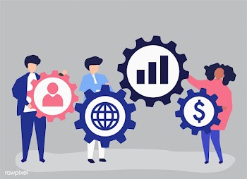 Character illustration of business people hol.. | Free stock vector - 480266