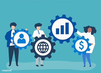Character illustration of business people hol.. | Free stock vector - 480285