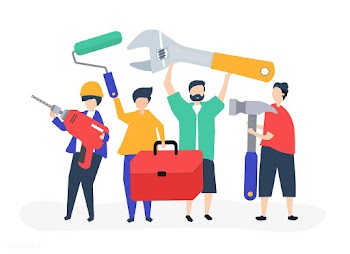 Character illustration of home improvement co.. | Free stock vector - 478195