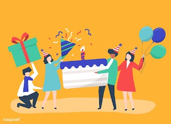 Character illustration of people holding birt.. | Free stock vector - 478667