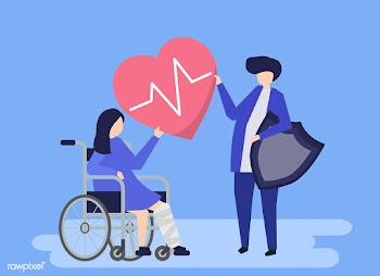 Character illustration of people holding heal.. | Free stock vector - 478939