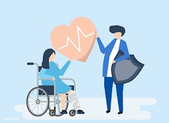 Character illustration of people holding heal.. | Free stock vector - 480519