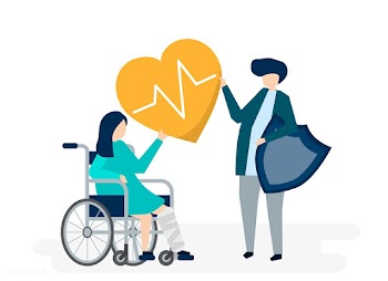 Character illustration of people holding heal.. | Free stock vector - 480612