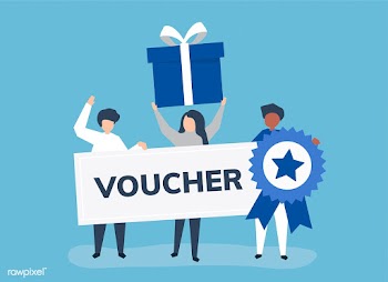 Character illustration of people holding vouc.. | Free stock vector - 479915
