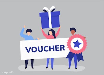 Character illustration of people holding vouc.. | Free stock vector - 480012