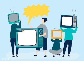 Character illustration of people with analog .. | Free stock vector - 479384