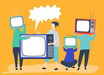 Character illustration of people with analog .. | Free stock vector - 479608