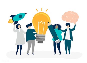 Character illustration of people with creativ.. | Free stock vector - 478485