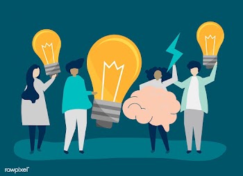 Character illustration of people with creativ.. | Free stock vector - 479663