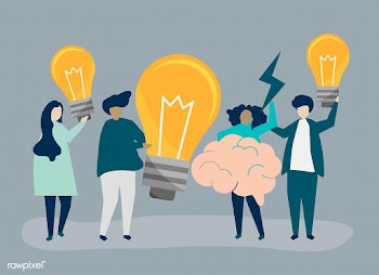 Character illustration of people with creativ.. | Free stock vector - 480737