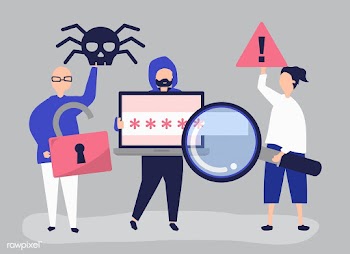 Character illustration of people with cyber c.. | Free stock vector - 478357