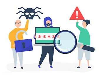 Character illustration of people with cyber c.. | Free stock vector - 478663
