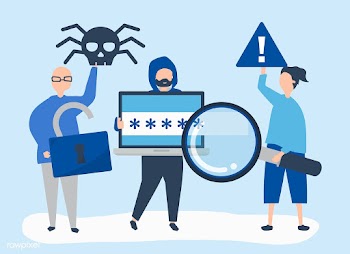 Character illustration of people with cyber c.. | Free stock vector - 479614