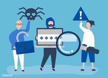 Character illustration of people with cyber c.. | Free stock vector - 480534