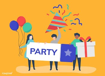 Character illustration of people with party i.. | Free stock vector - 479063