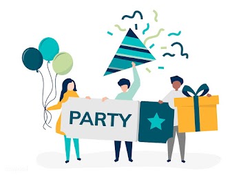 Character illustration of people with party i.. | Free stock vector - 479593