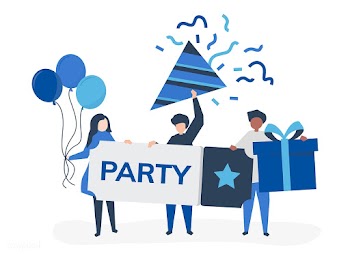 Character illustration of people with party i.. | Free stock vector - 480857