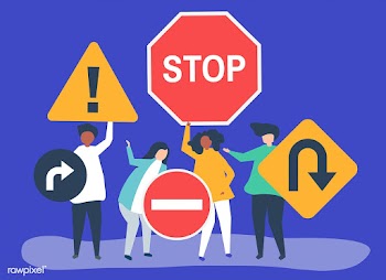 Character illustration of people with traffic.. | Free stock vector - 479341