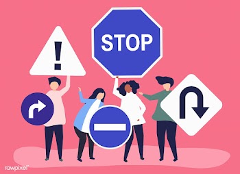 Character illustration of people with traffic.. | Free stock vector - 479978