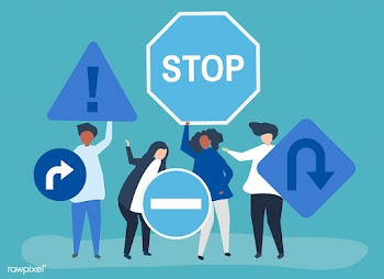Character illustration of people with traffic.. | Free stock vector - 480001