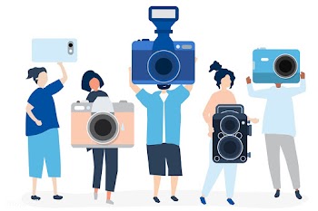 Character illustration of photographers with .. | Free stock vector - 478494