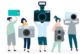Character illustration of photographers with .. | Free stock vector - 478918
