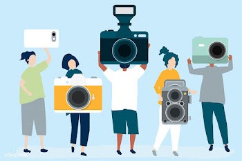 Character illustration of photographers with .. | Free stock vector - 479876