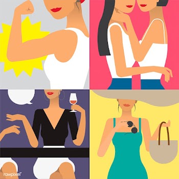Character illustration of woman lifestyle | Free stock vector - 456514