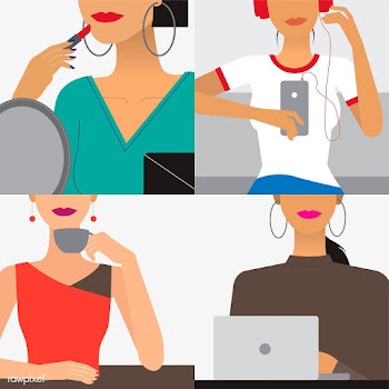 Character illustration of woman lifestyle | Free stock vector - 456534