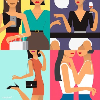 Character illustration of woman lifestyle | Free stock vector - 456538