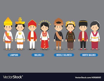 character in different indonesian traditional
