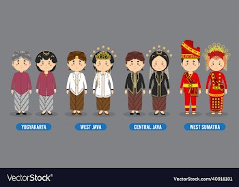 character in different indonesian traditional