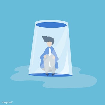 Character of a businessman feeling small and .. | Free stock vector - 454948