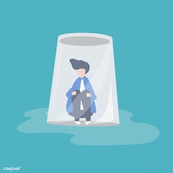 Character of a businessman feeling small and .. | Free stock vector - 454959