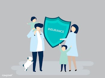 Character of a family holding an insurance il.. | Free stock vector - 455993