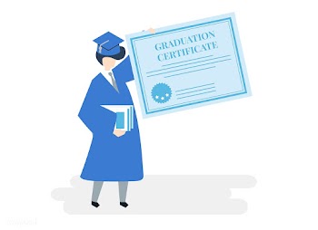 Character of a graduate holding a graduation .. | Free stock vector - 455885