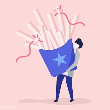 Character of a guy holding French fries illus.. | Free stock vector - 454488
