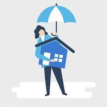 Character of a woman and residential insuranc.. | Free stock vector - 455053