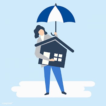 Character of a woman and residential insuranc.. | Free stock vector - 455071