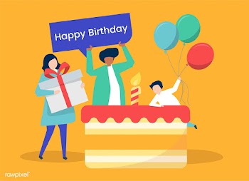 Character of people and a birthday party them.. | Free stock vector - 454400
