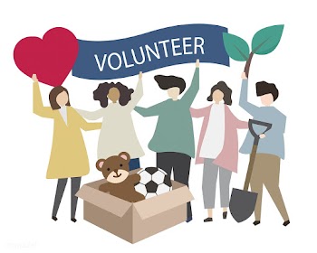 Character volunteer people | Free stock vector - 450104